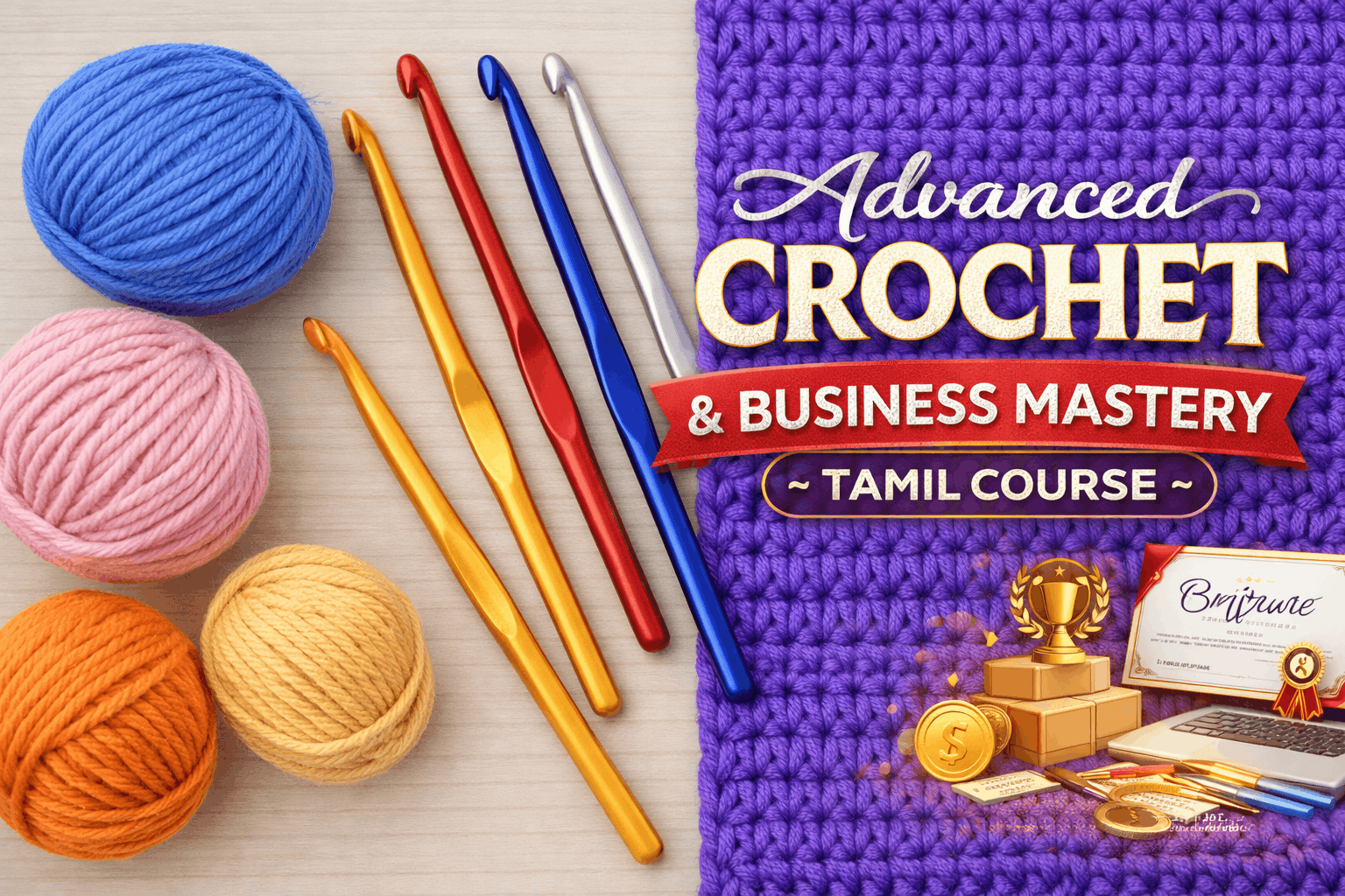 Advanced Crochet & Business Mastery Program (Tamil)